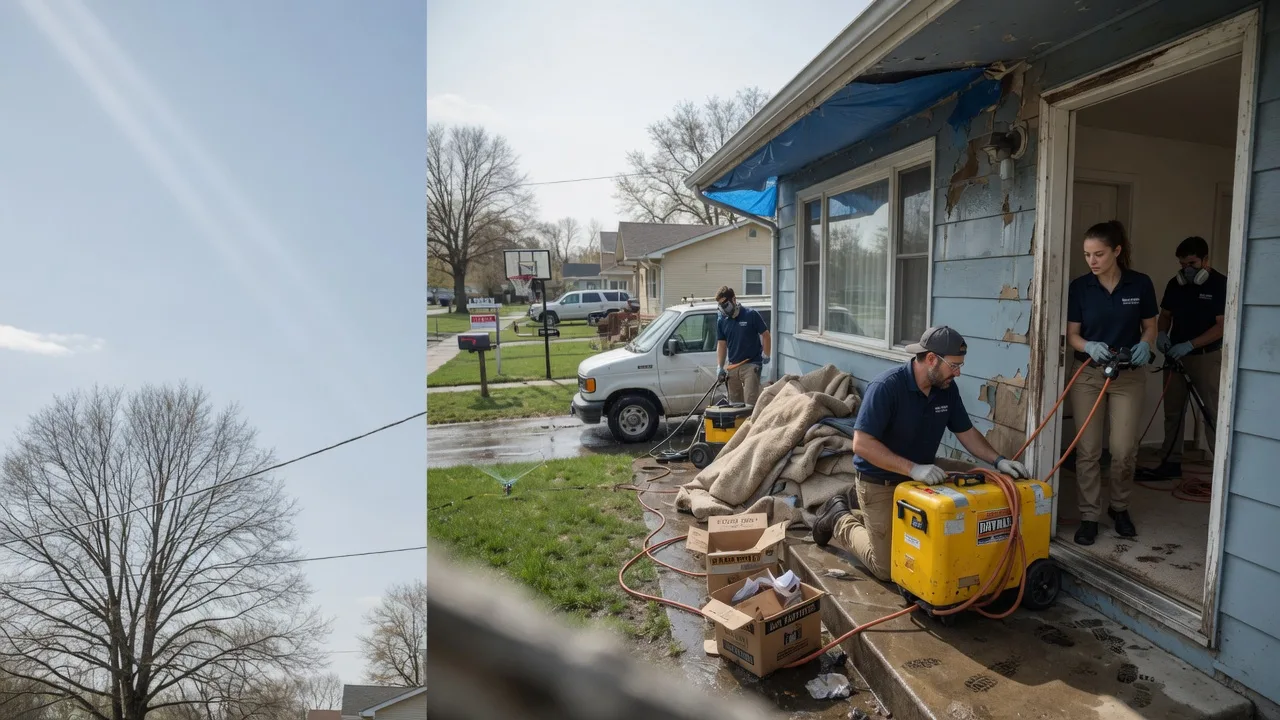 Basement Flood Cleanup in Walnut, KS near me